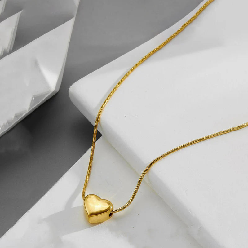 Premium Anti Tarnish Stainless Steel Jewellery for Everyday - Heart Themed Jewellery
