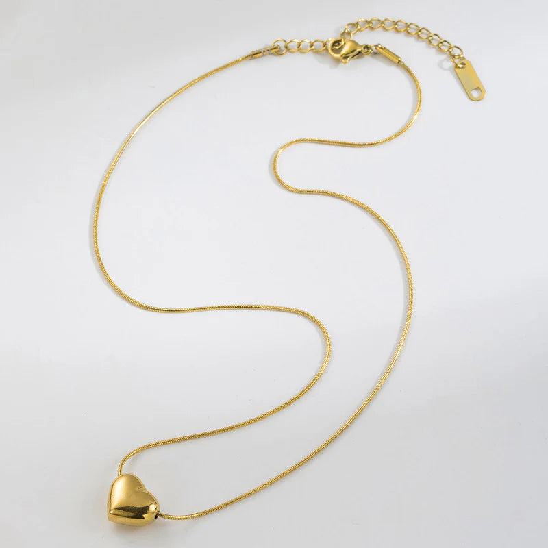 Premium Anti Tarnish Stainless Steel Jewellery for Everyday - Heart Themed Jewellery