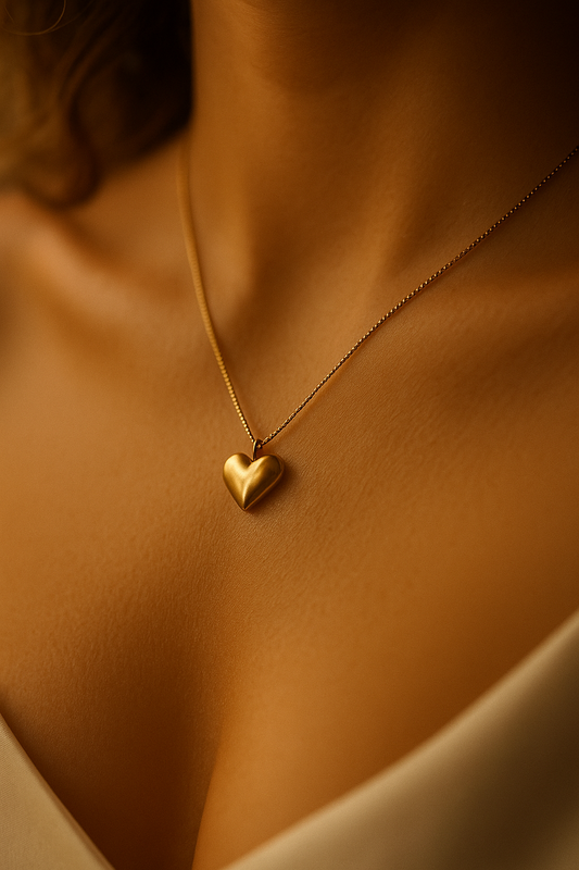 Premium Anti Tarnish Stainless Steel Jewellery for Everyday - Single Heart