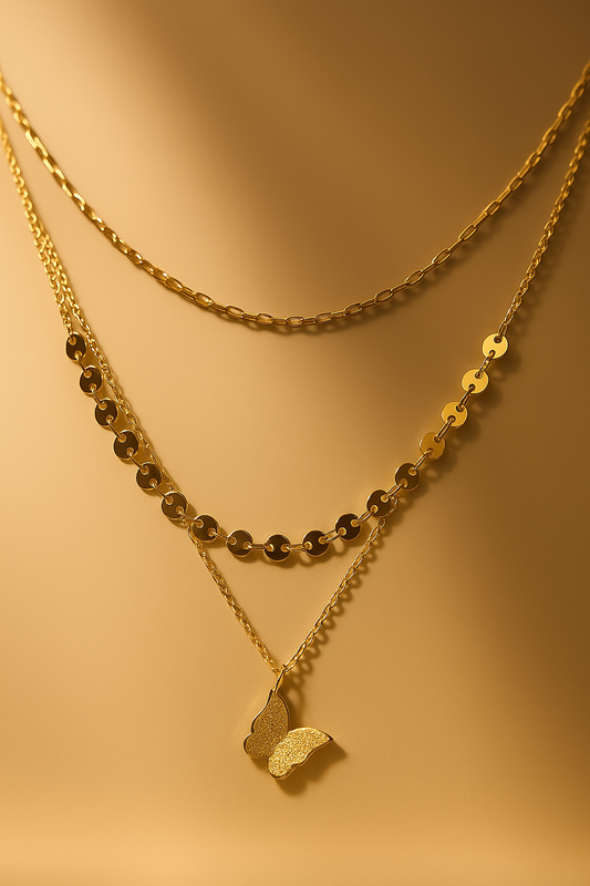 Premium Anti Tarnish Stainless Steel Jewellery for Everyday - Moon Pendent Necklace