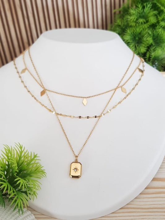Premium Anti Tarnish Stainless Steel Jewellery for Everyday - Three Layered Lacky