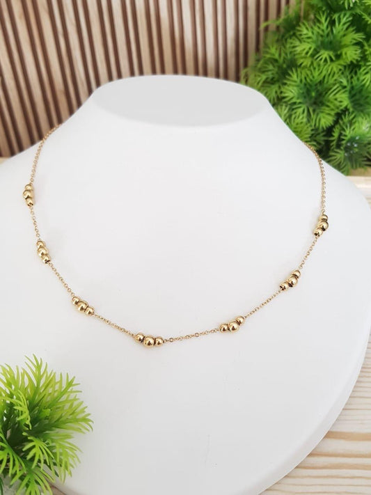 Premium and Tarnish Stainless Steel Jewellery for Everyday - Rolling 3 Beads