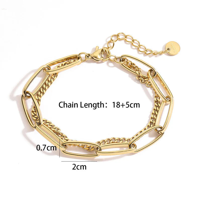 Premium Anti Tarnish Stainless Steel Jewellery for Everyday - Rope Bracelet