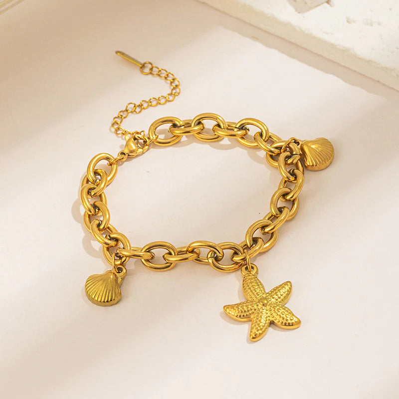 Premium Anti Tarnish Stainless Steel Jewellery for Everyday - Star Wraparound Bracelet
