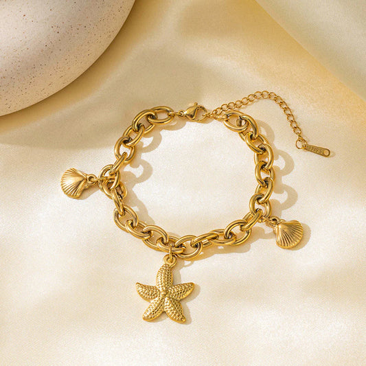 Premium Anti Tarnish Stainless Steel Jewellery for Everyday - Star Wraparound Bracelet