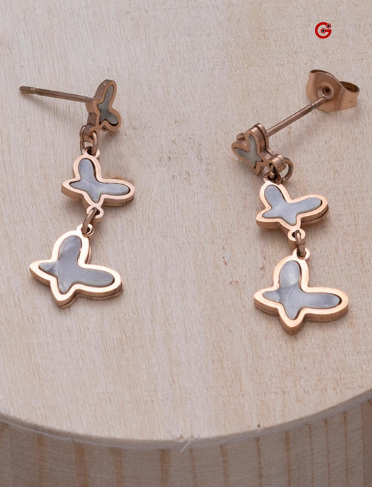 Anti Tarnish Everyday Earring -  White